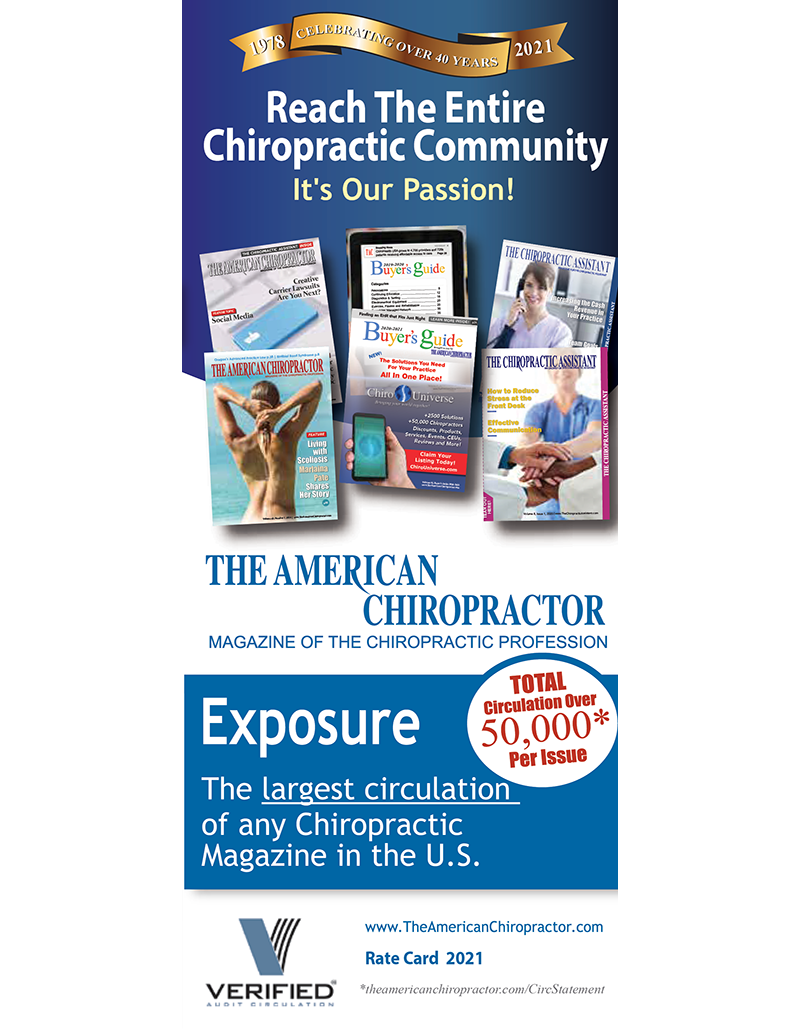 Advertising Information | The Complete The American Chiropractor Archive